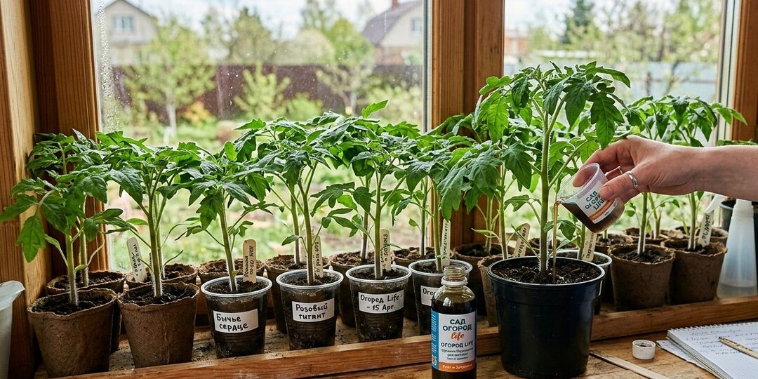 Какие удобрения любит рассада помидор на окне?