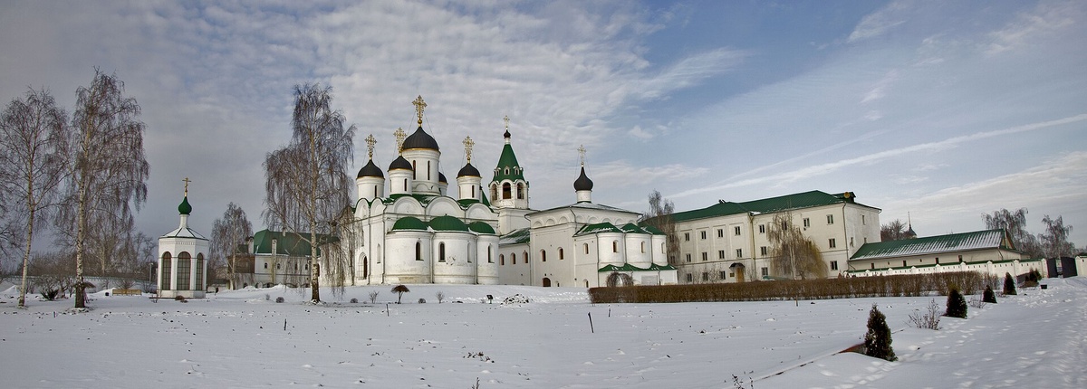 Панорама Спасо-Преображенского монастыря.