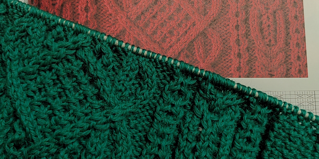 Вяжу весенний жилет.