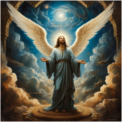 Сгенерировано ИИ- обращение к Небесам.