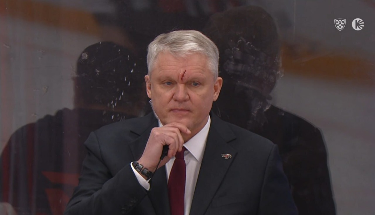    Скриншот трансляции КХЛ