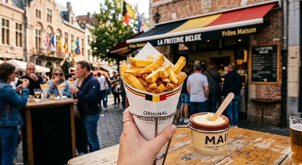 Музей в Брюгге. В Бельгии есть единственный в мире музей картофеля фри (Frietmuseum). Там официально доказано: картошка фри - это искусство, а не фастфуд.