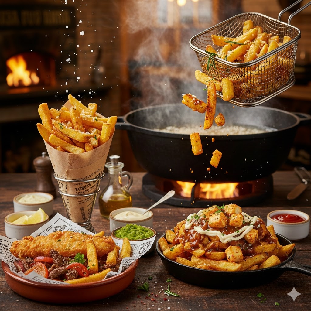 Название - историческая ошибка. «French Fries» придумали в Бельгии, а не во Франции. Американские солдаты в Первую мировую просто перепутали страны, потому что бельгийцы говорили по-французски.