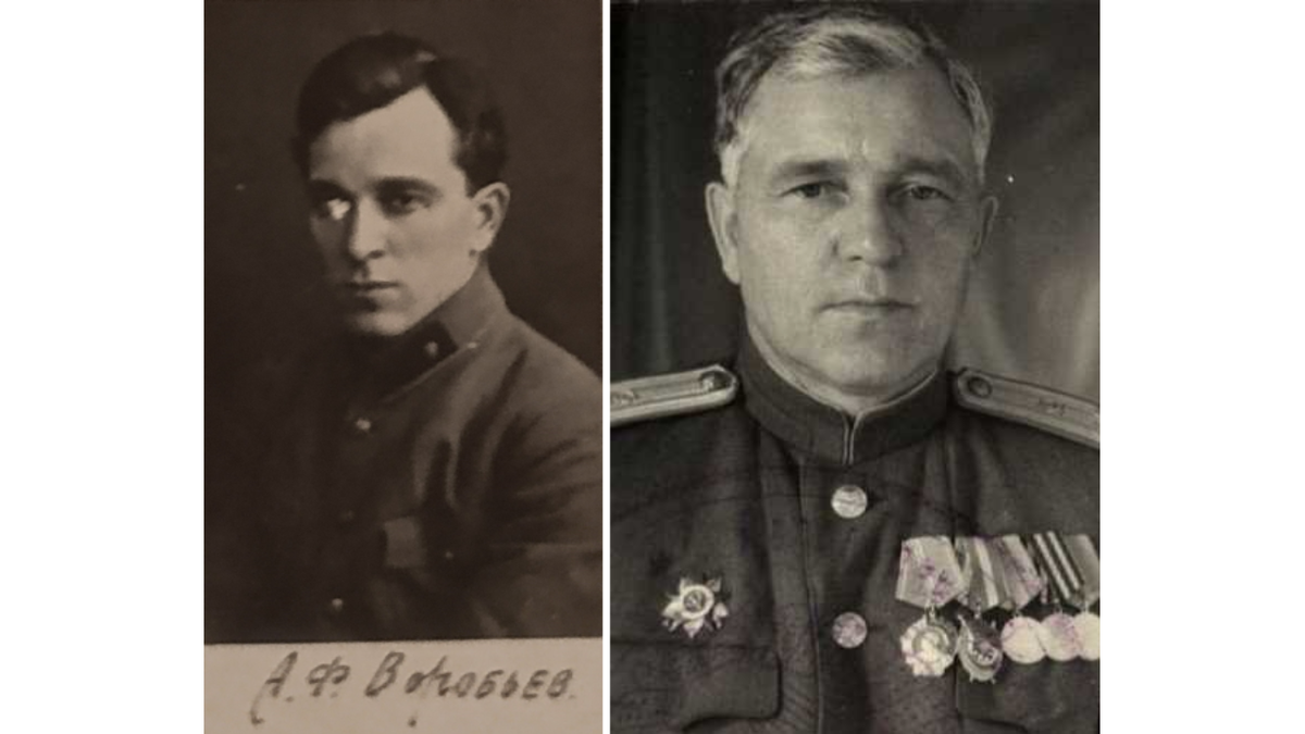 А. Ф. Воробьев: Фото из альбома «Выпуск врачей ВМА 1928» / Фото из портала «Память народа»