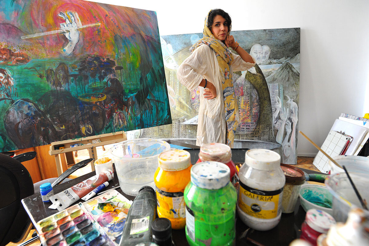 Iranian artist Rene Saheb 