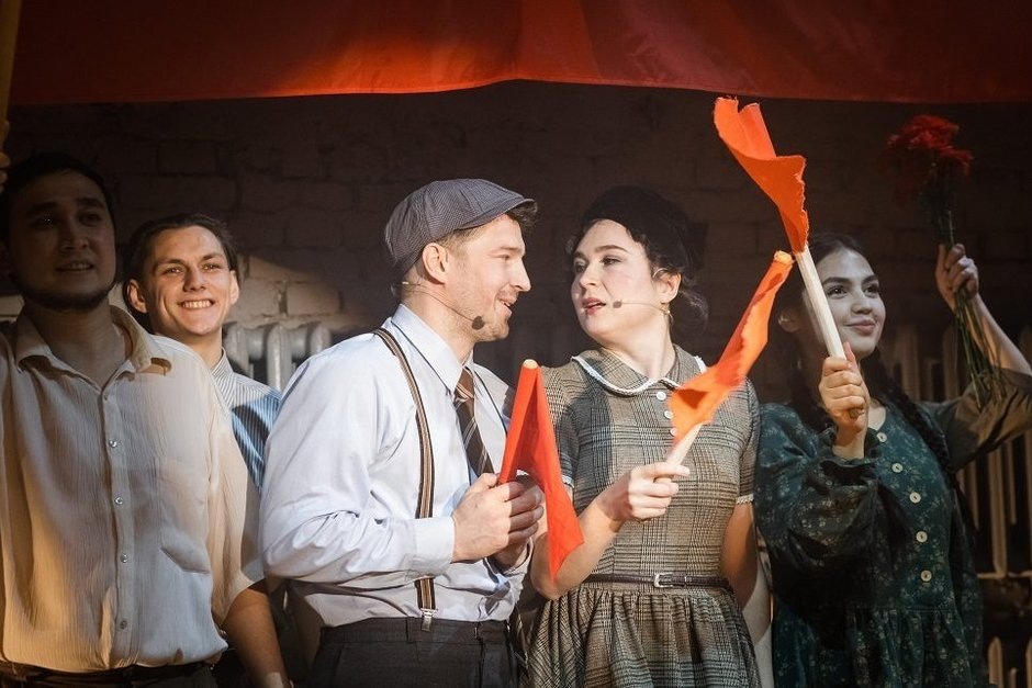    Раушан Мухаметзянов и Миляуша Юзаева. предоставлено пресс-службой Альметьевского театра