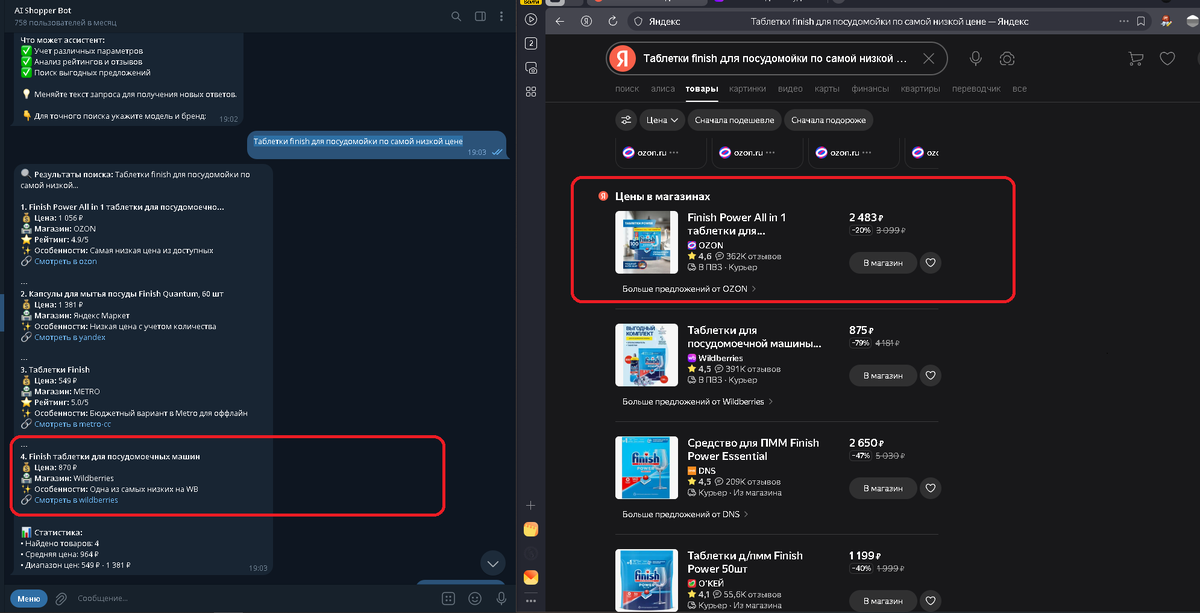 ИИ vs Поисковик