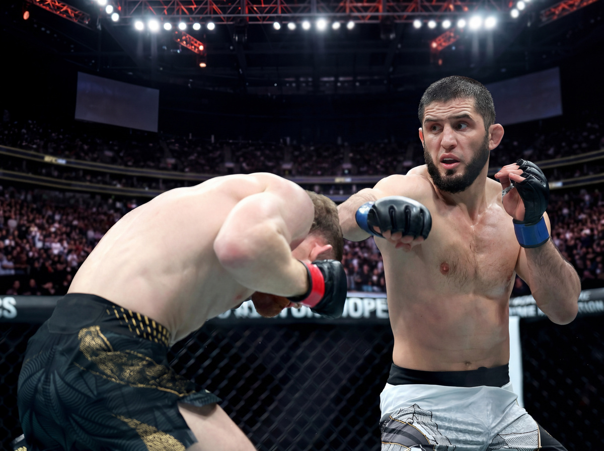 Ислам Рамазанович Махачев — российский боец смешанных единоборств.