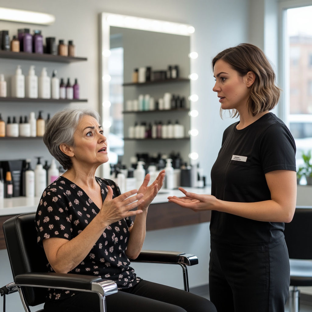 Конфликт в салоне: бабушка отказалась платить за стрижку. Реакция мастера удивила всех