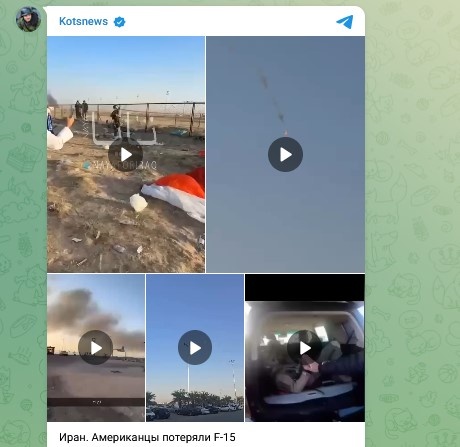 Фото: Скриншот Telegram/Kotsnews
