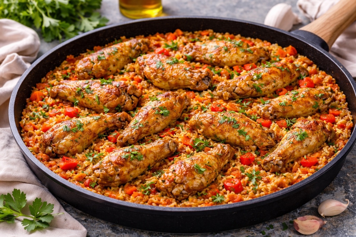 Курица с рисом