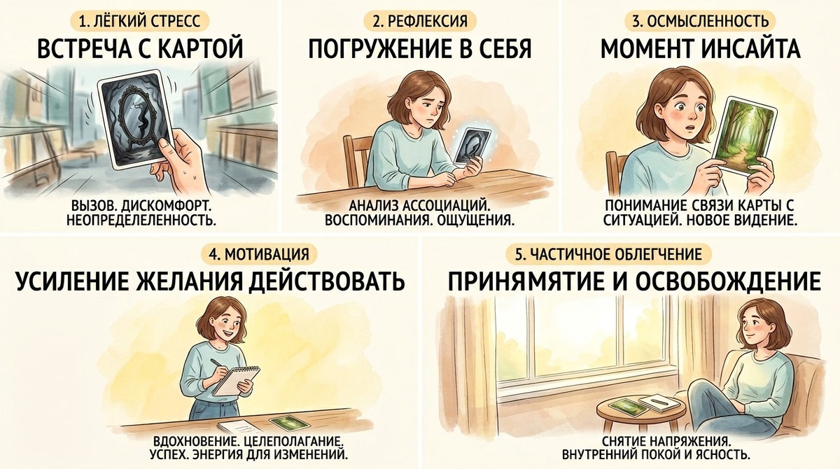 Комикс: работа с метафорической картой. 