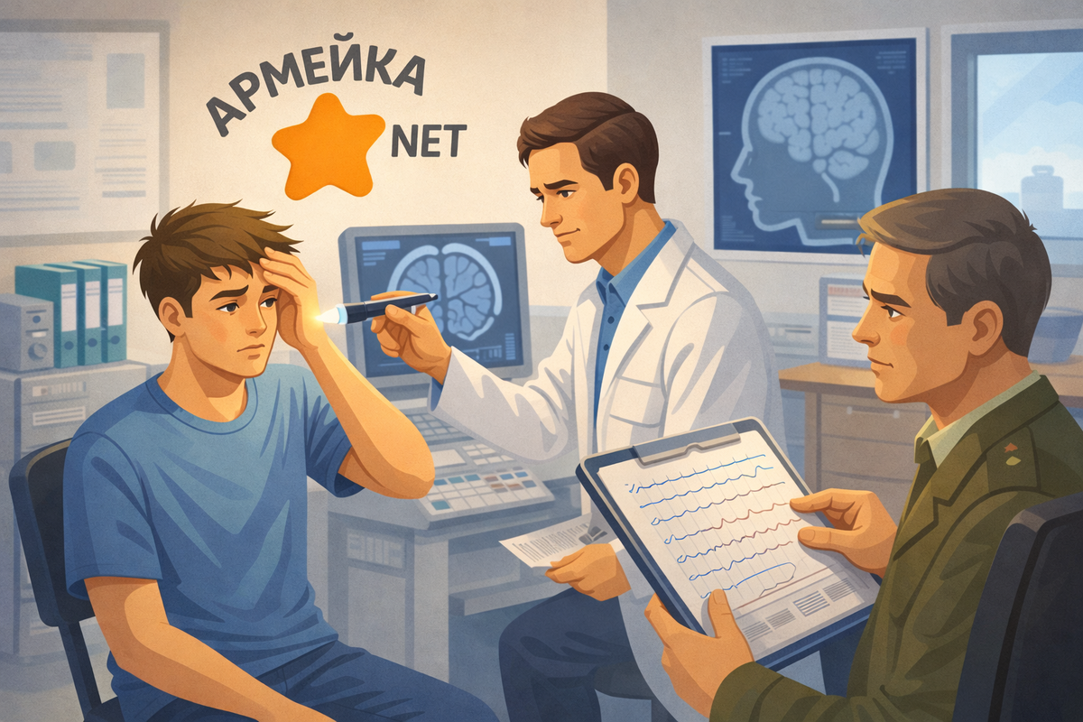 Берут ли в армию с сотрясением?