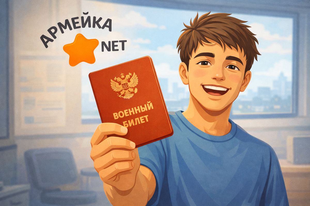 Получение военного билета с сотрясением