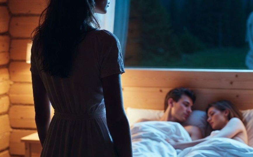 Таня решила съездить на дачу прибраться пока муж был в командировке. Но там ждал ее сюрприз