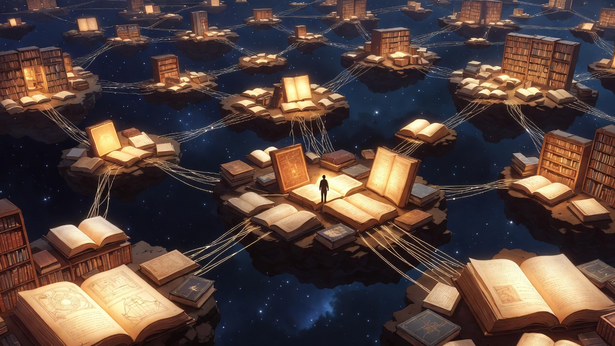 Библиотека эпохи веб 1.0. Абсолютная свобода и господство желания познавать все вокруг.