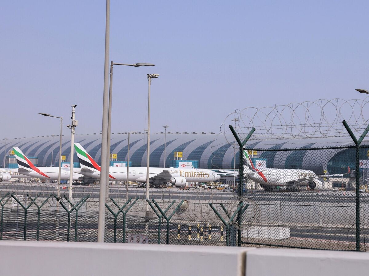    Самолеты в Терминале 3 международного аэропорта Дубая, ОАЭ | © REUTERS / Raghed Waked