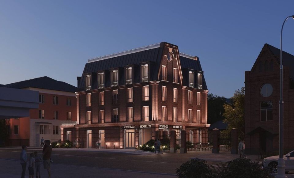    Проект гостиницы на ул. Никитина, 80 . Источник: "Альфа-Проект"