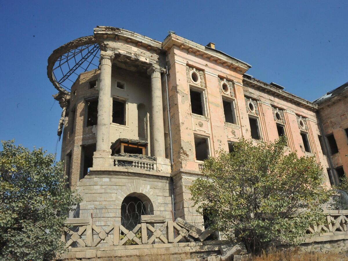    Дворец Тадж-Бек (дворец Амина), разгромленный в афганскую войну | © РИА Новости / В. Киселев