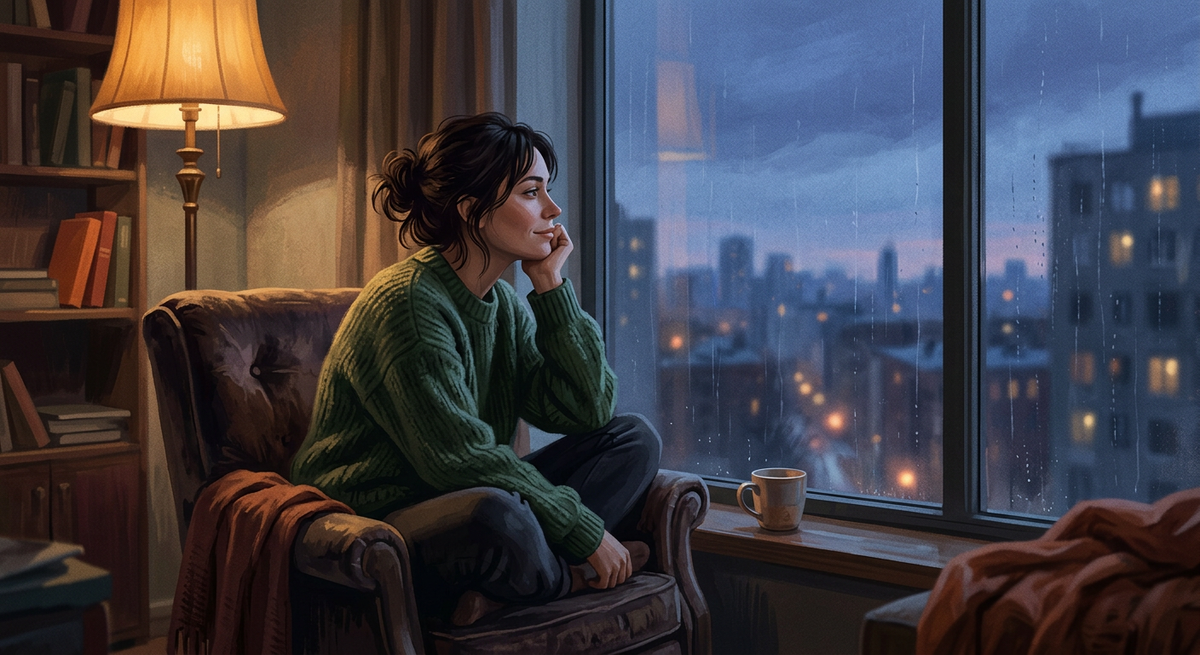 Один человек в тишине — это может быть покой. А может быть боль. Всё зависит от того, выбрано это одиночество или нет.