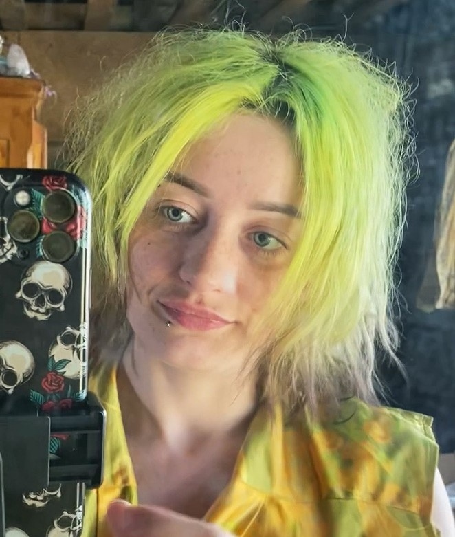 После мытья волос мылом