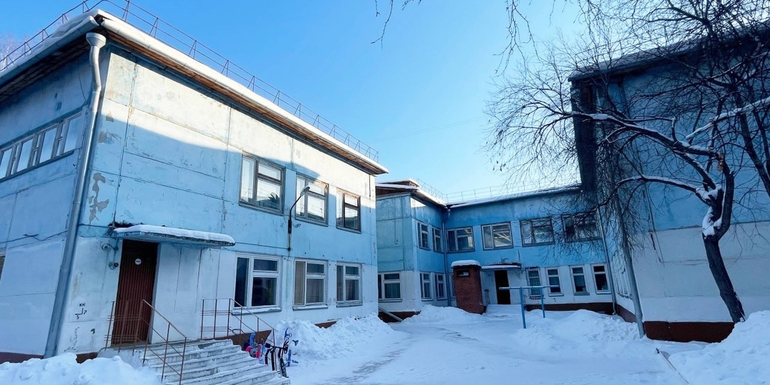 Фасад детского сада «Василёк» в Саянске ждет капремонт