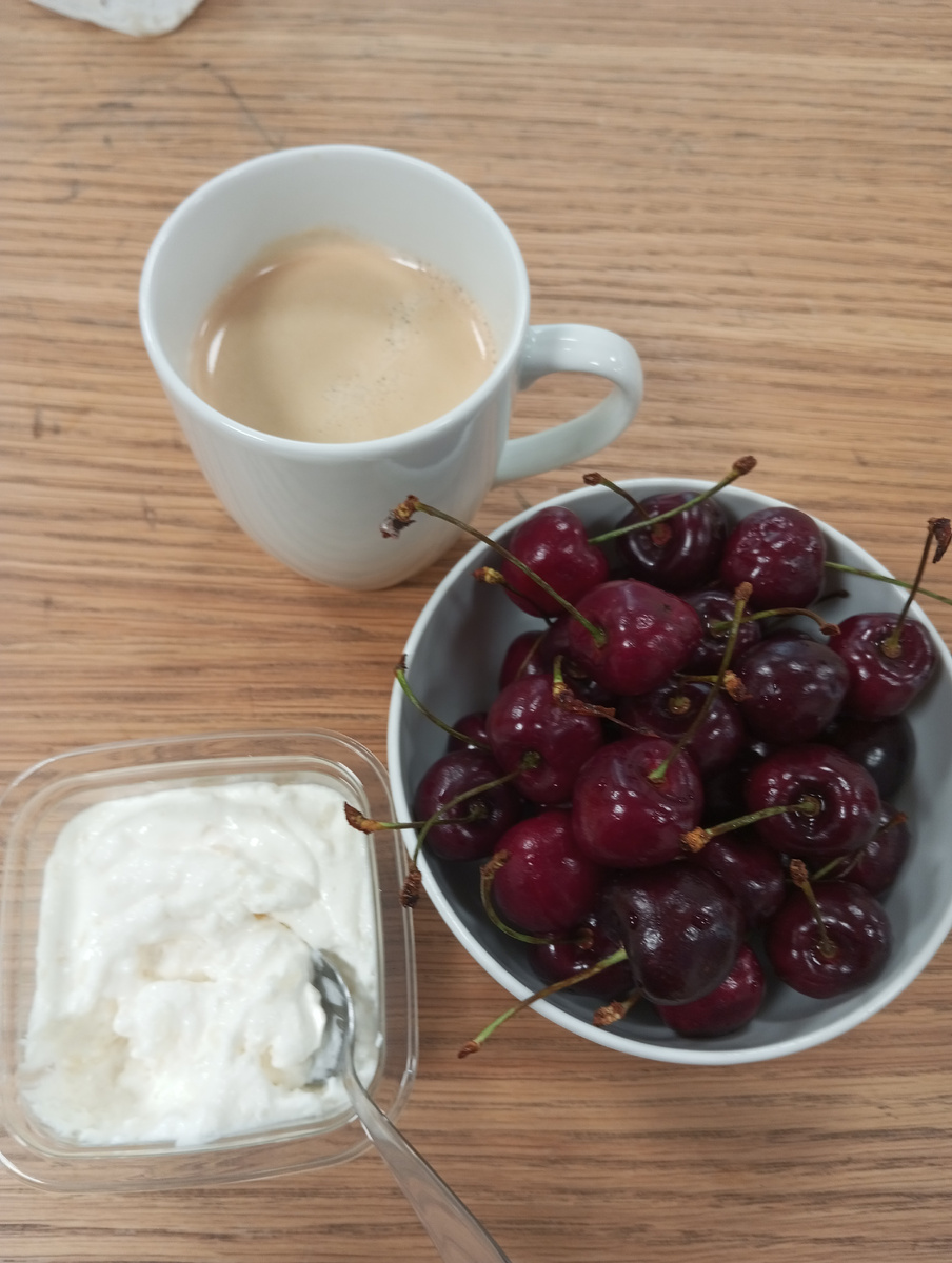 Завтрак автора на супер-скорую руку