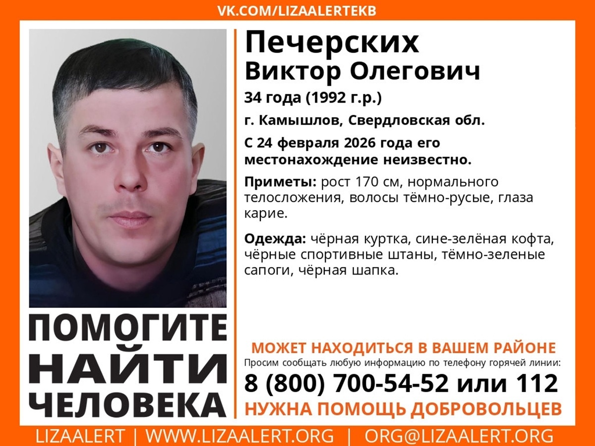 Фото: поисковый отряд «Лиза Алерт» Свердловской области  📷
