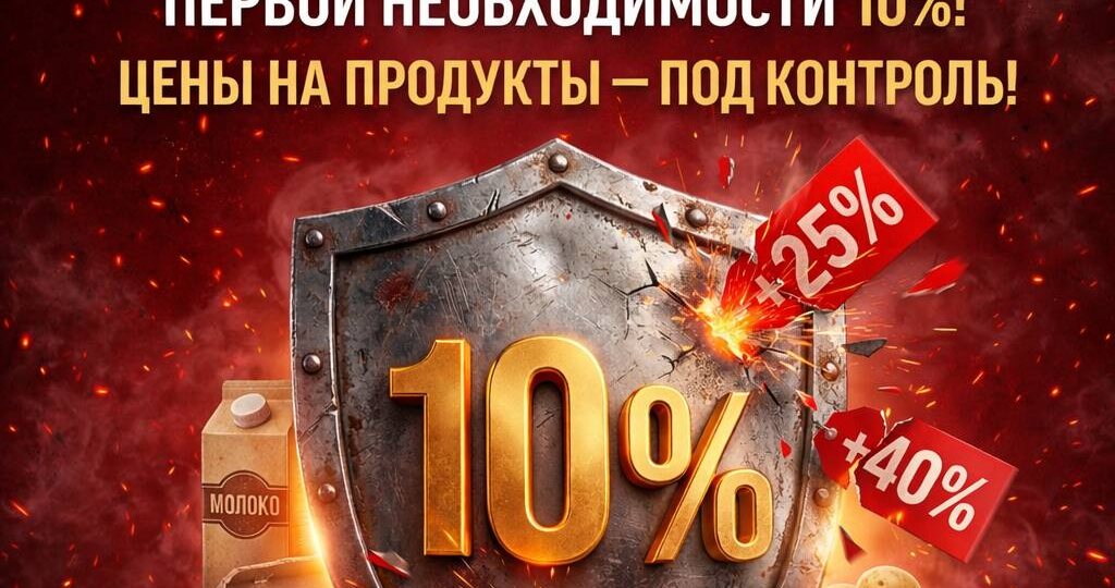 КПРФ предлагает ограничить наценку на товары первой необходимости 10%