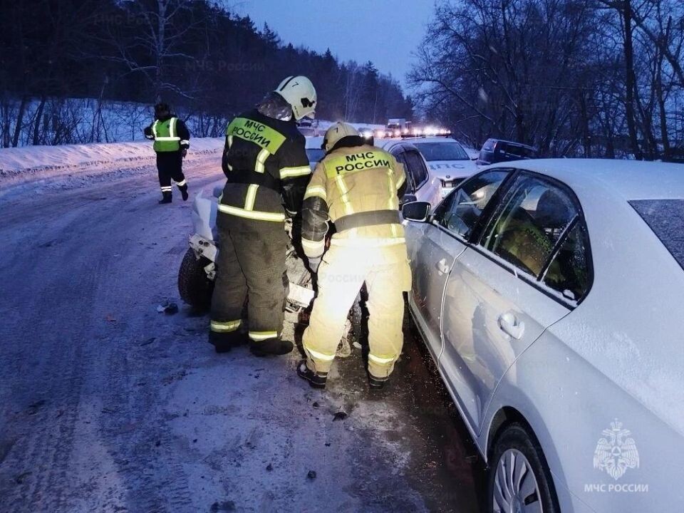    Место столкновения. Источник: ГУ МЧС России по Алтайскому краю