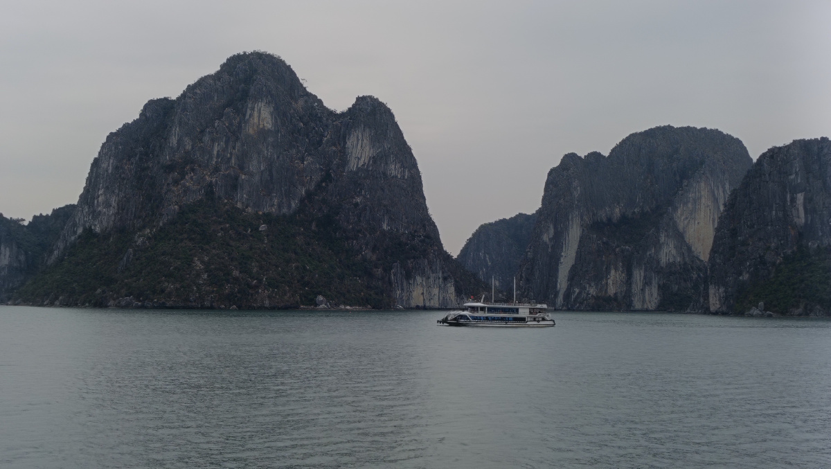 Немного не повезло с погодой, облачно