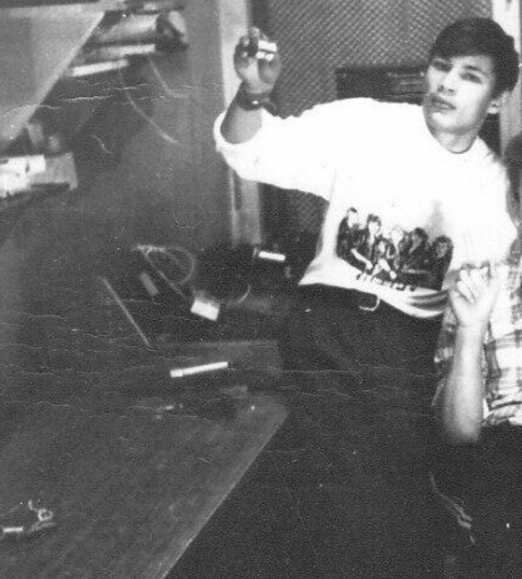 Автор в 9 классе. 1989г. школы-интернат г.Салават