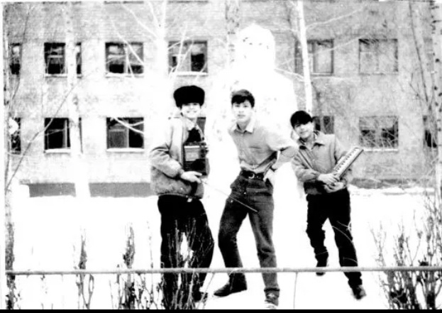 Автор с товарищами. 