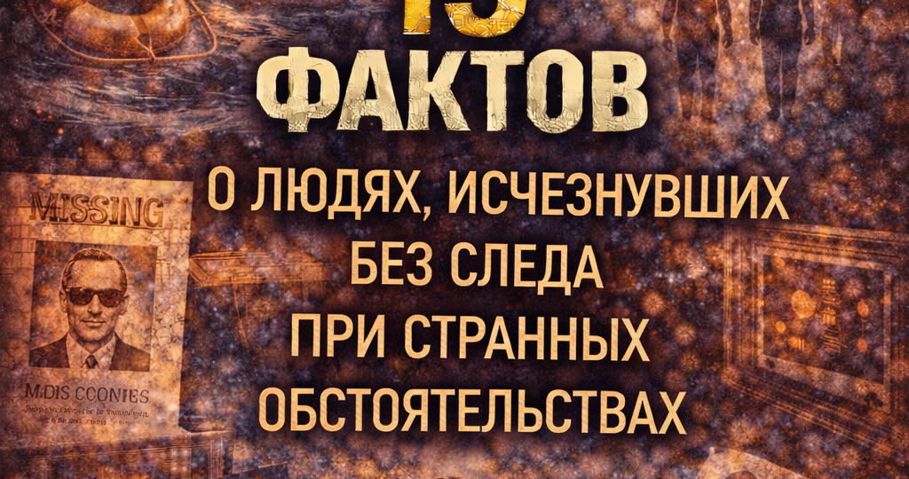 15 фактов о людях, исчезнувших без следа при странных обстоятельствах