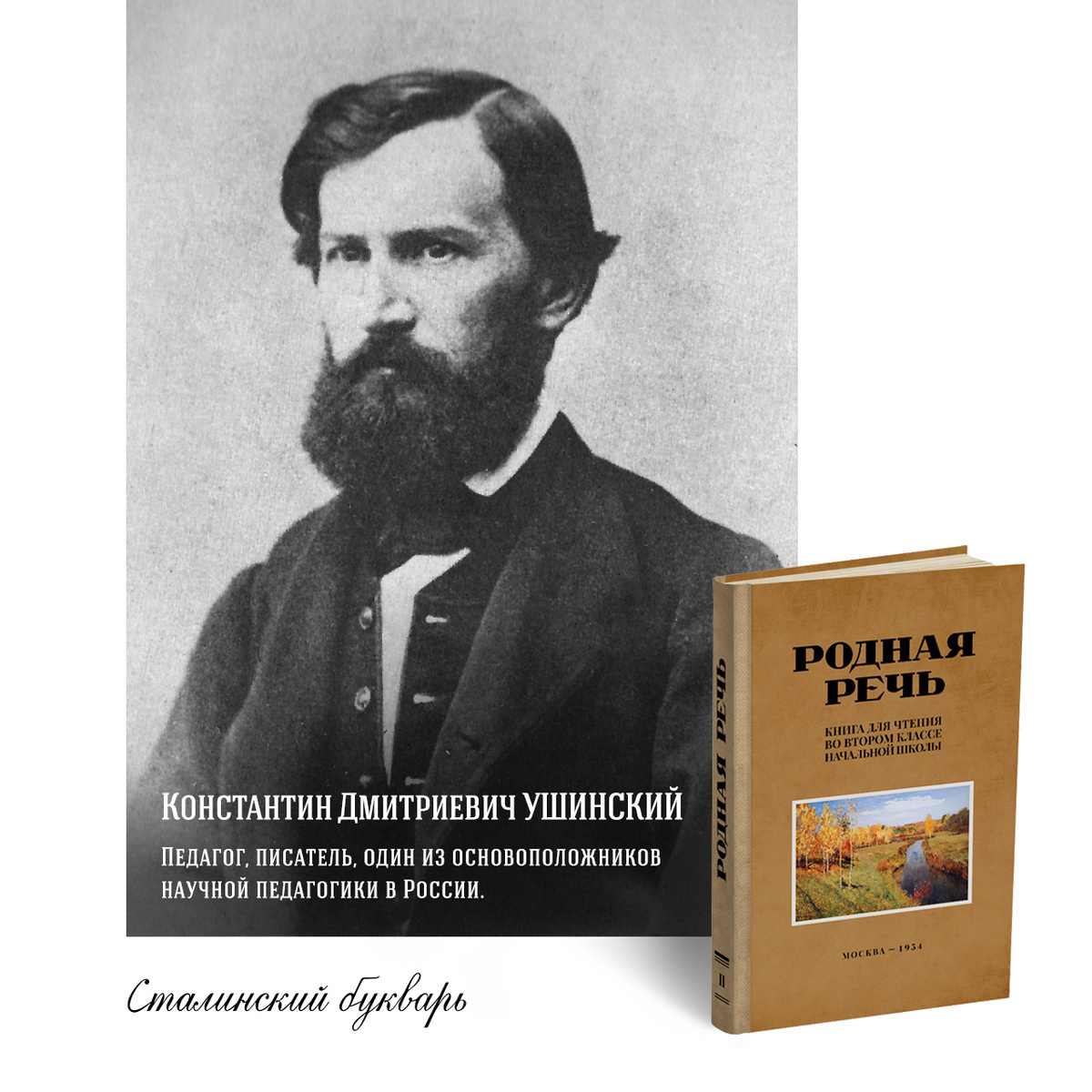 Портрет Константина Дмитриевича Ушинского