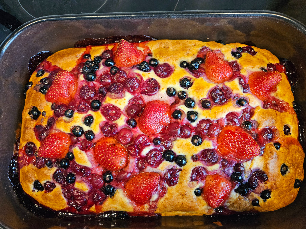 Ягодный пирог