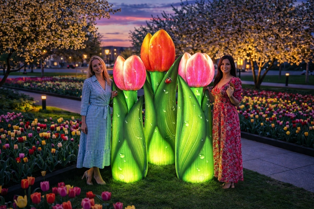 Надувные тюльпаны