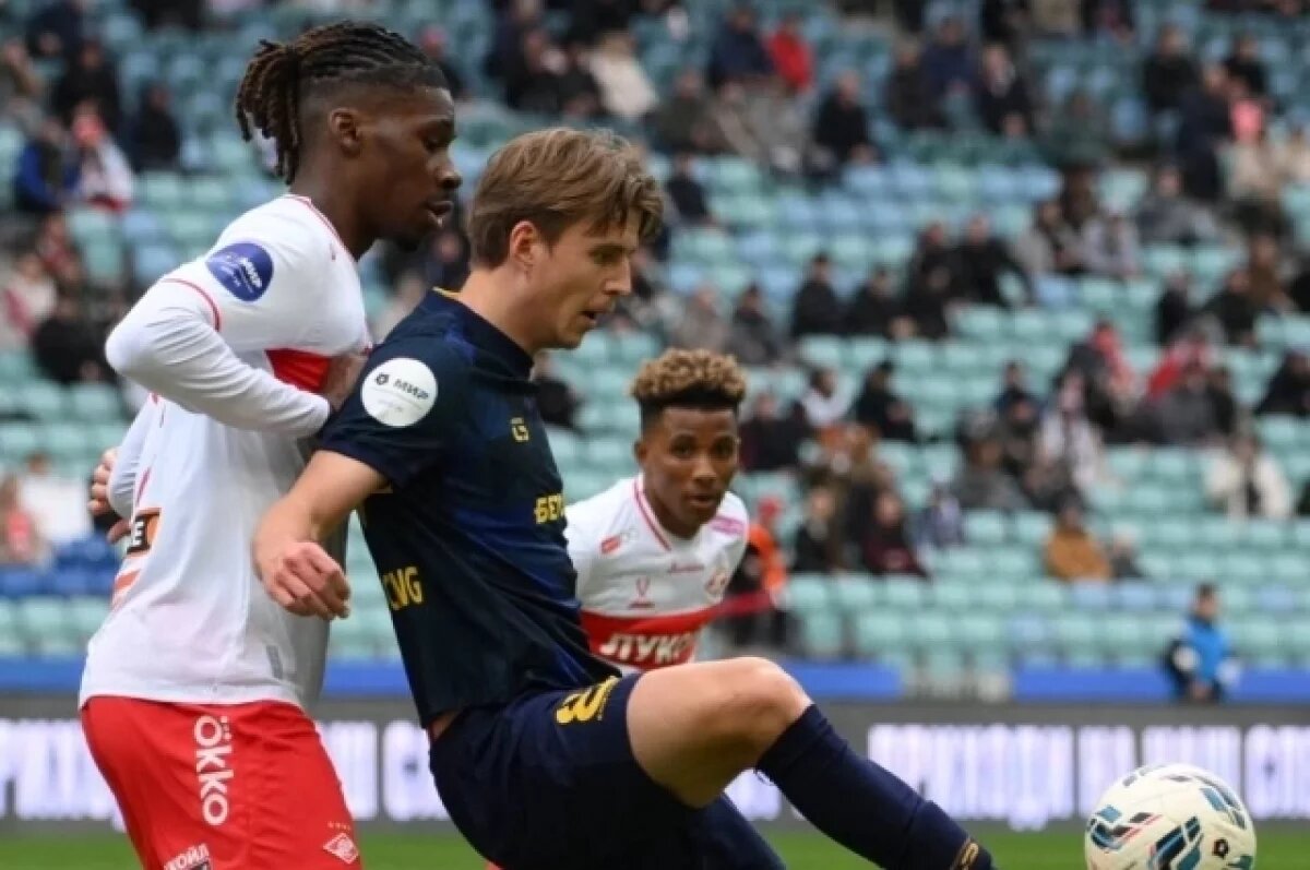    «Сочи» уступил «Спартаку» со счет 2:3 в матче 19-го тура РПЛ