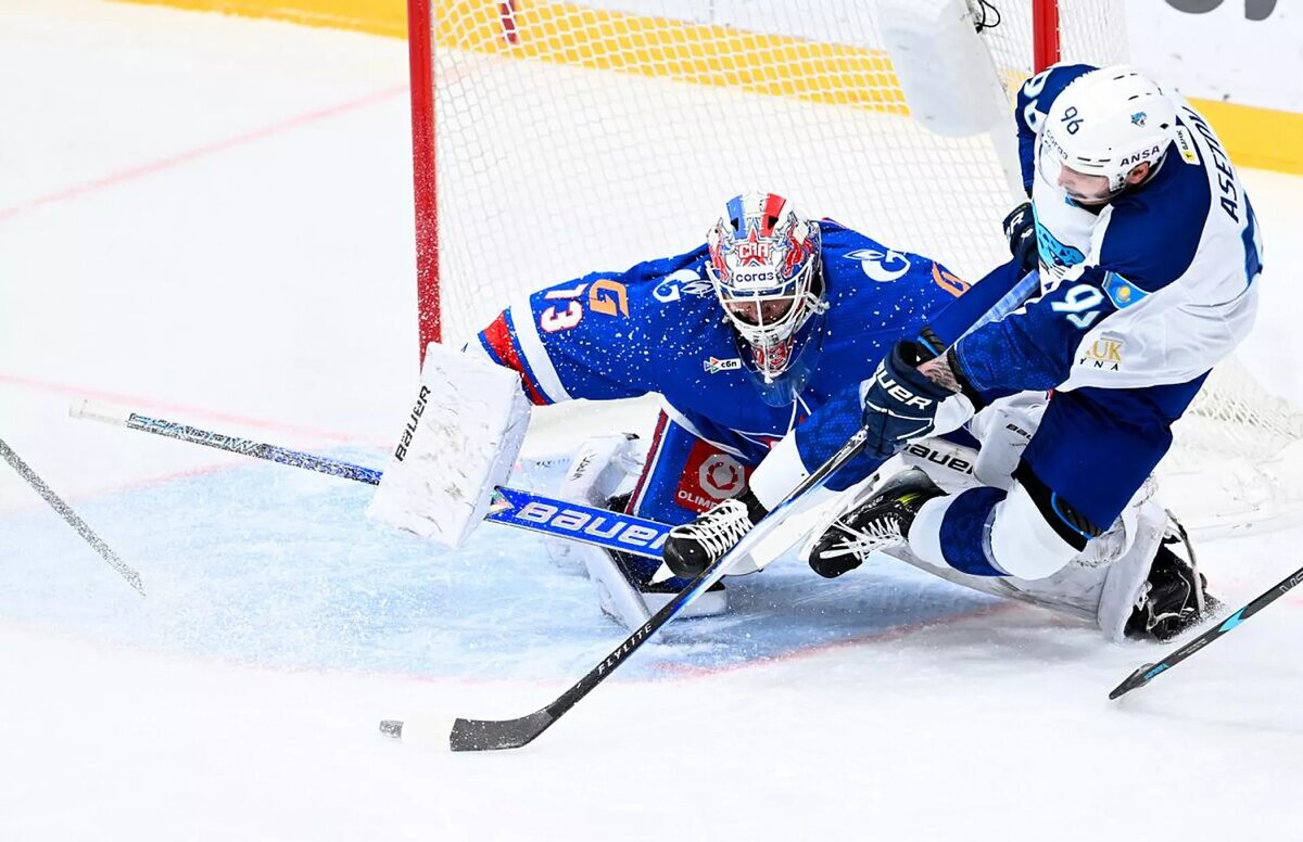 Момент матча СКА - "Барыс" © Photo : Пресс-служба ХК "Барыс"