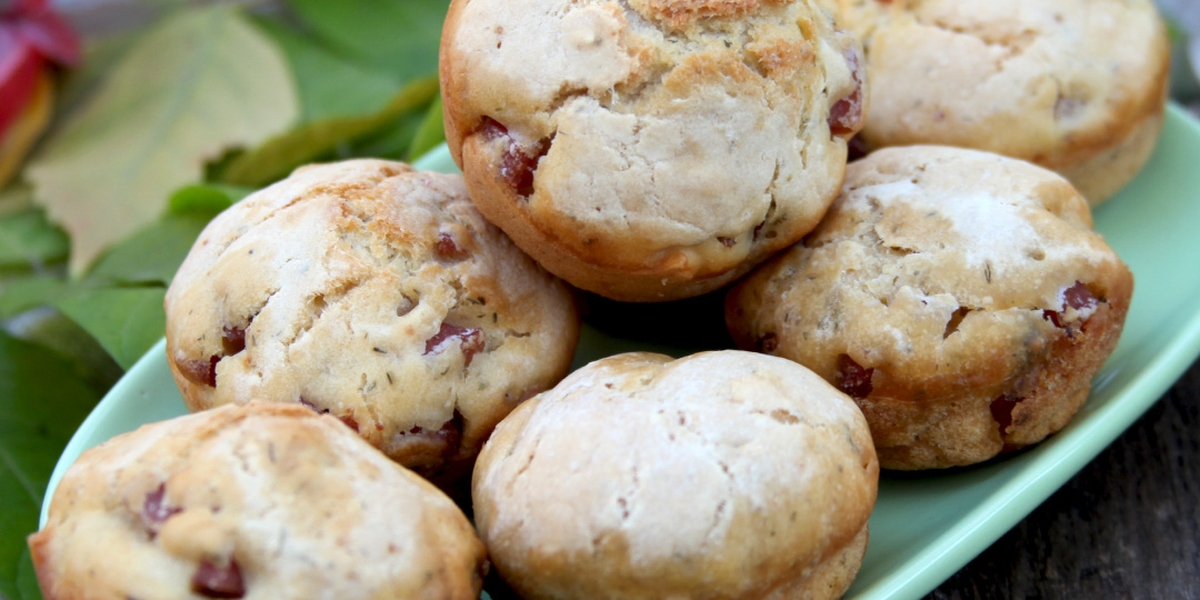 Кексы с ветчиной