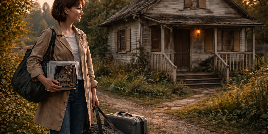 Однажды в заброшенном доме в конце деревни поселилась молодая женщина...