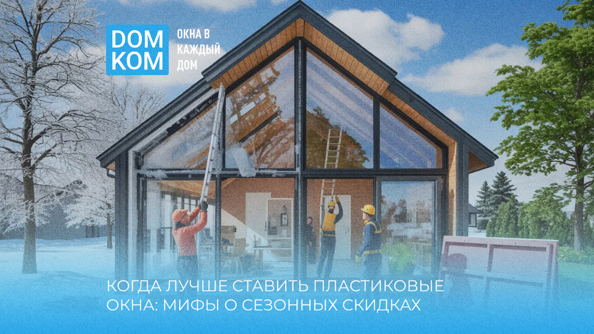 Когда лучше ставить пластиковые окна: мифы о сезонных скидках