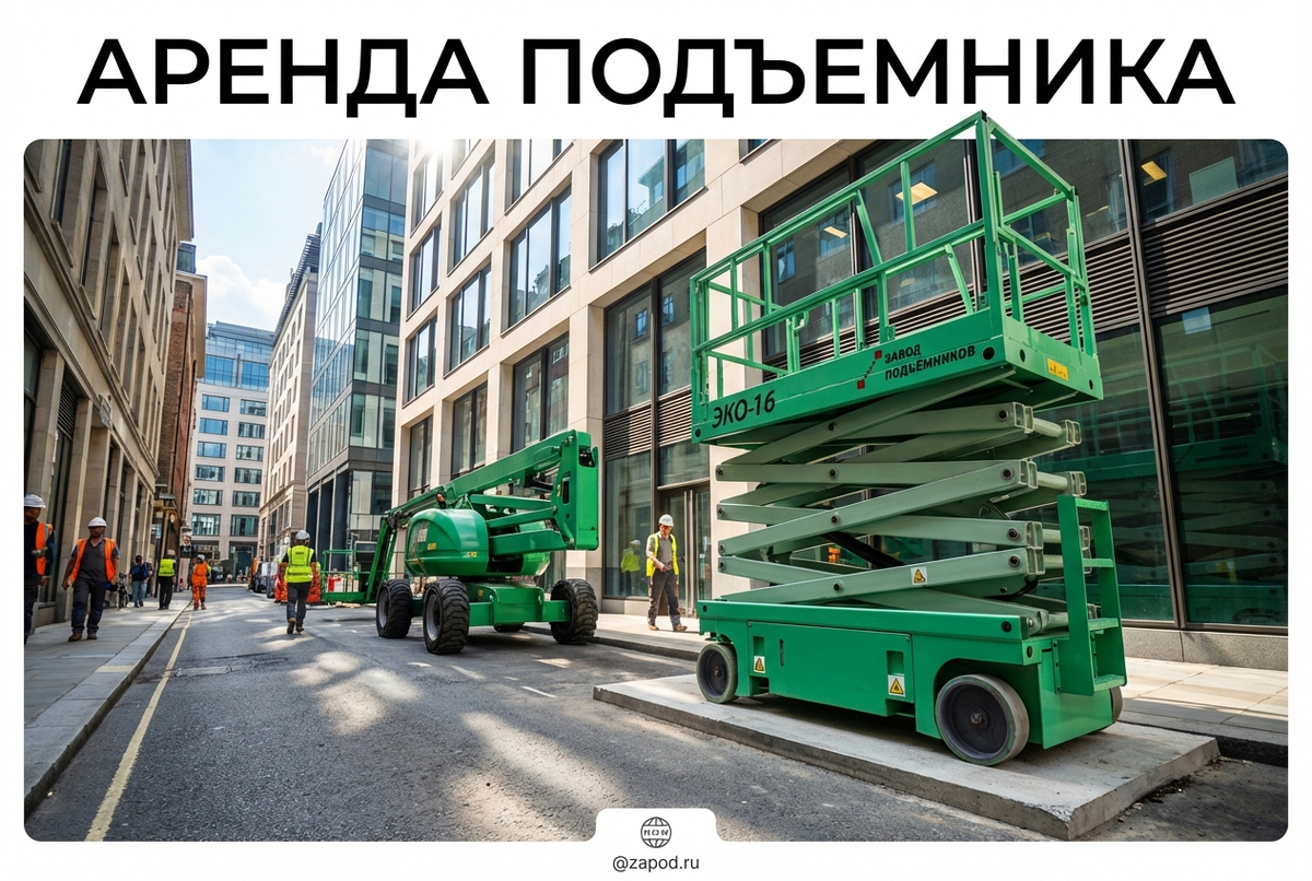    Аренда подъемника на сутки: ножничный или коленчатый — что выбрать? admin