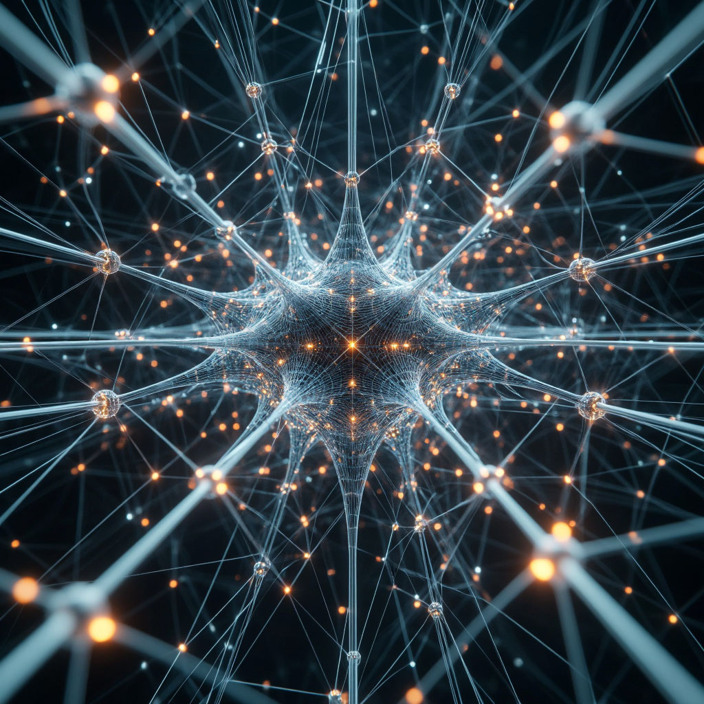 Так видит себя исскуственный интелект. Фото автора, обработка ИИ. Авторство общее.