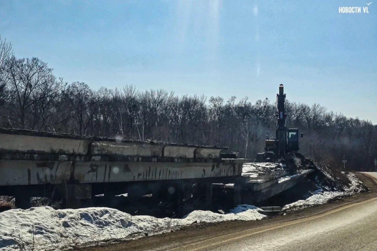    Начался ремонт двух мостов на трассе Осиновка – Рудная Пристань