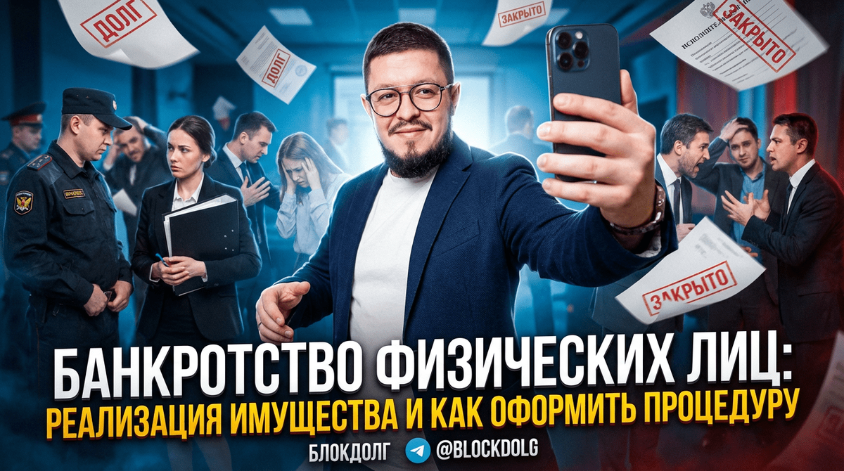    Процедура банкротства физических лиц и особенности реализации имущества. Максим