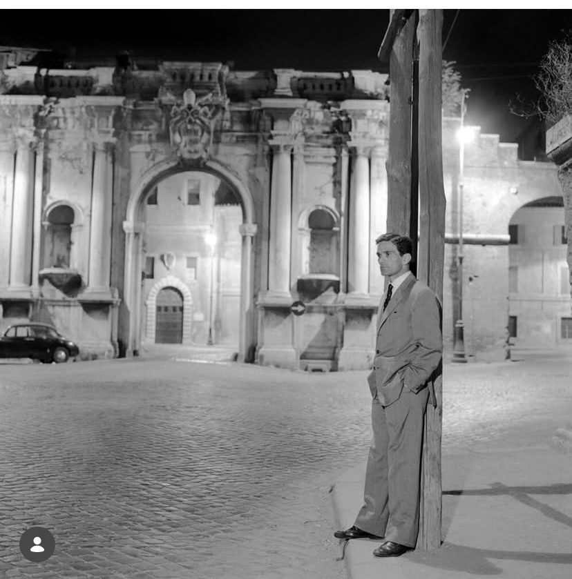 1960. Писатель, поэт и регистратор Пьер Паоло Пазолини