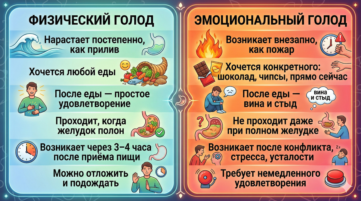 Когда переедание становится расстройством: граница, которую важно знать