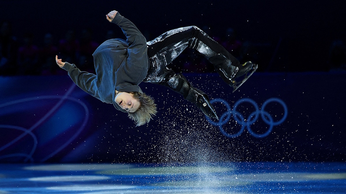    Илья Малинин на Олимпиаде-2026. Фото: REUTERS/Claudia Greco TPX IMAGES OF THE DAY