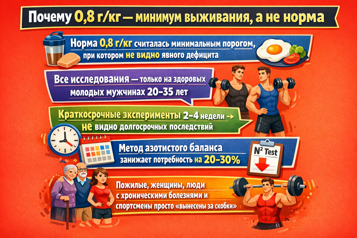 Как рождалась цифра 0,8 г/кг: история одной ошибки